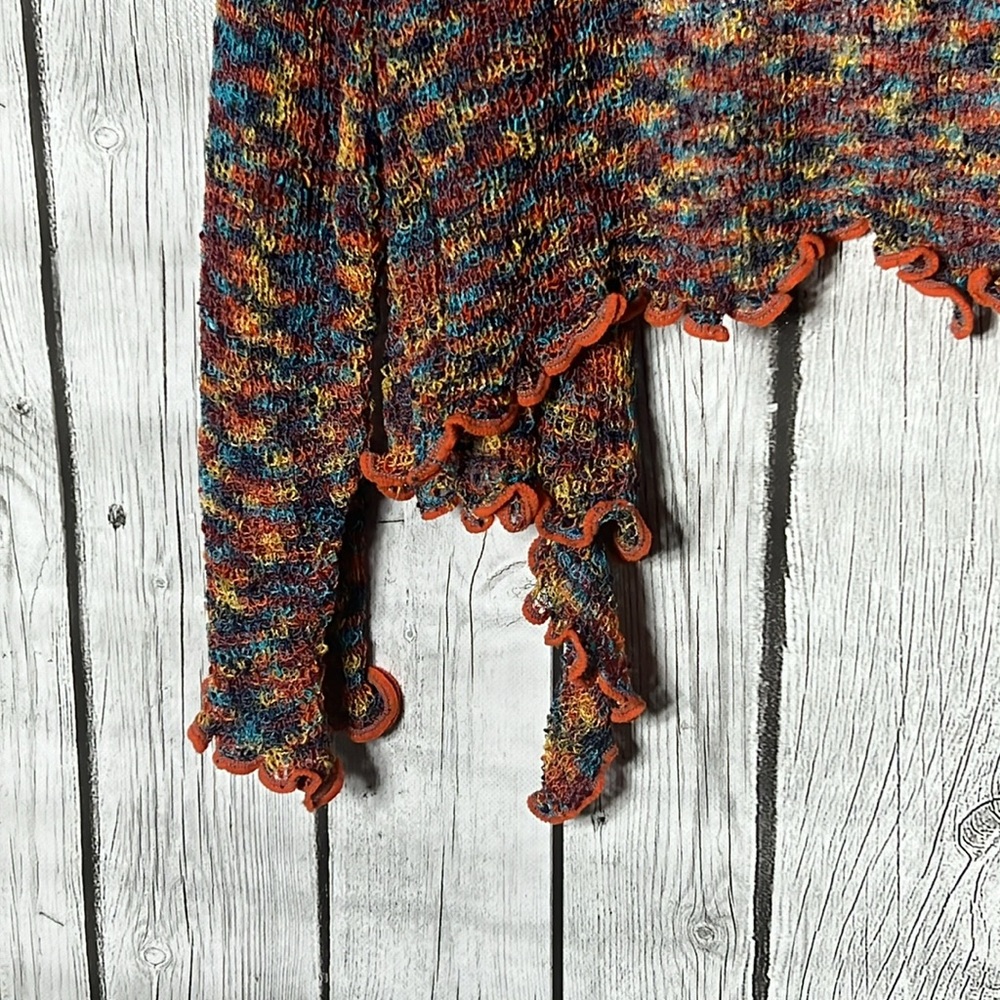 Van Klee Multi-Color Open Lightweight Coverup - image 7